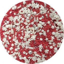Cukrové zdobení Rudý sníh 80g - I LOVE CAKES