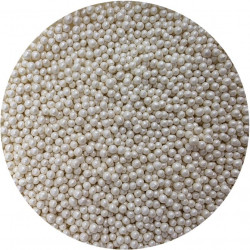 Cukrové perličky metalické bílé 3-4mm 80g - I LOVE CAKES