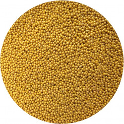 Cukrové perličky metalické zlaté II. 2mm 80g - I LOVE CAKES
