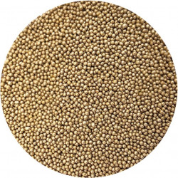 Cukrové perličky metalické zlaté IV. 2mm 80g - I LOVE CAKES