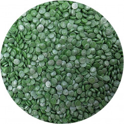 Cukrové zdobení zelené perleťové konfety 80g - I LOVE CAKES