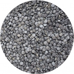 Cukrové zdobení stříbrné konfety 80g - I LOVE CAKES