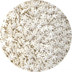 Cukrové zdobení bílé sněhové vločky 80g - I LOVE CAKES