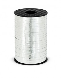 Stuha stříbrná 5mm/225m - PartyDeco