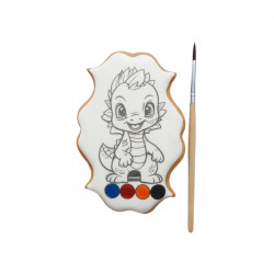 Perníčková omalovánka dinosaursu 55g - I LOVE CAKES