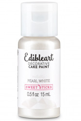 Metalická barva tekutá 15ml Pearl White - Sweet Sticks
