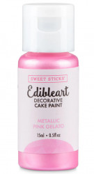 Metalická barva tekutá 15ml Pink Gelato - Sweet Sticks