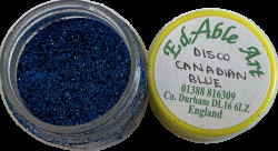 Třpyt dekorační disco Canadian Blue - Edable Art