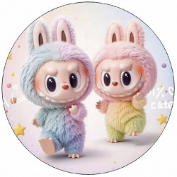 Jedlý papír barevní Labubu 19,5cm - Pictu Hap