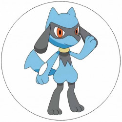 Jedlý papír pokémon Riolu 19,5cm - Pictu Hap