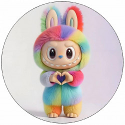 Jedlý papír duhový Labubu 19,5cm - Pictu Hap