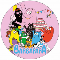 Jedlý papír Barbapapa 19,5cm - Pictu Hap