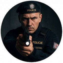 Jedlý papír policie 19,5cm - Pictu Hap