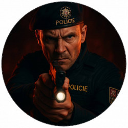 Jedlý papír policie v akci 19,5cm - Pictu Hap