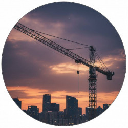 Jedlý papír jeřáb v noci 19,5cm - Pictu Hap