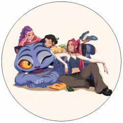 Jedlý papír K-pop Lovkyně démonů anime 19,5cm - Pictu Hap