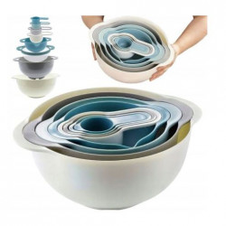 Sada 8 dílů misky, odměrky, cedníky - Brunbeste