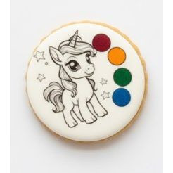 Perníčková omalovánka jednorožec 25g - I LOVE CAKES