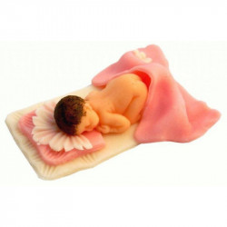 Miminko z modelovací hmoty holčička 10x5 cm - Fagos