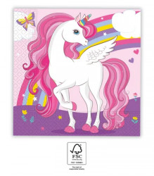 Papírové ubrousky 33x33cm 20ks - Procos