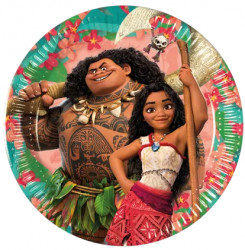 Papírové talíře Moana 19,5cm 8ks - Procos