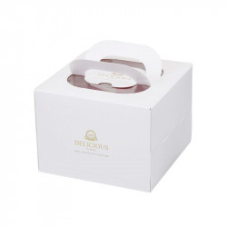 Krabička na dort 1ks 26 x 26 x 15 cm - Cakesicq