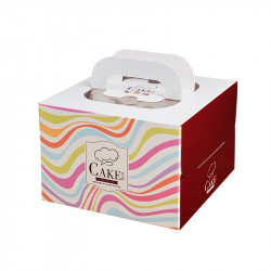 Krabice na dort 1ks 26 x 26 x 15 cm - Cakesicq