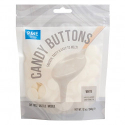 Bílá poleva v peckách 340g - PME