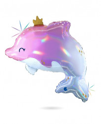 Nafukovací balónek zářící delfín 69 cm - Grabo