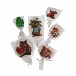 Cukrová dekorace  Kapibara relax TOP - I LOVE CAKES