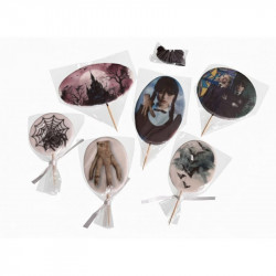 Cukrová dekorace  Svět Wednesday TOP - I LOVE CAKES