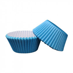 Cukrářský košíček modrý 50x30mm 50ks - Cakesicq