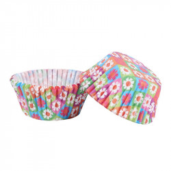 Cukrářský košíček květy 50x30mm 1000ks - Cakesicq