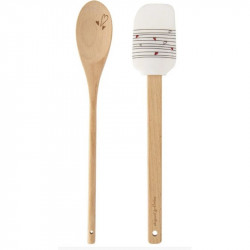 Dárková stěrka s vařečkou SRDÍČKA 29cm - Orion