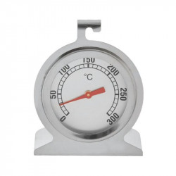 Teploměr kuch. nerez/sklo do trouby pr. 6 cm - Orion