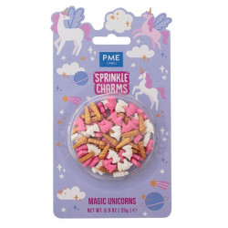 Cukrové zdobení jednorožec 13x10mm, 25g - PME