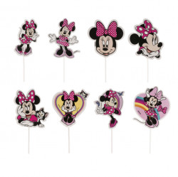 Zápich do dortu minnie, 16ks - Dekora